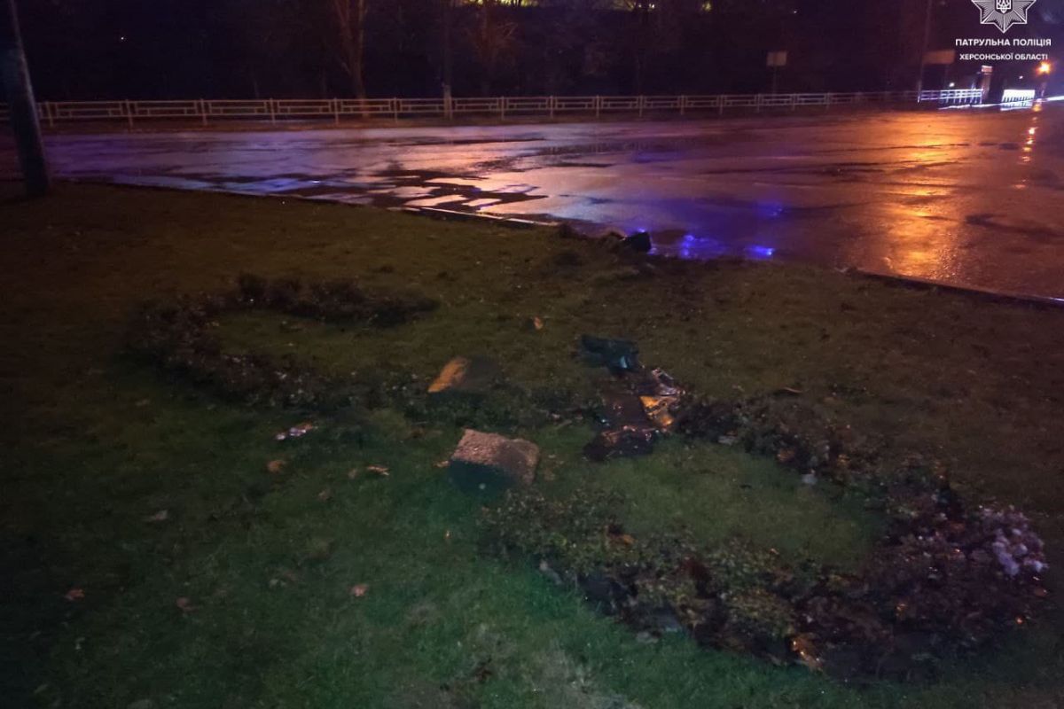Дорожньо-транспортна пригода за участі п’яного водія на Херсонщині Дорожньо-транспортна пригода за участі п’яного водія на Херсонщині