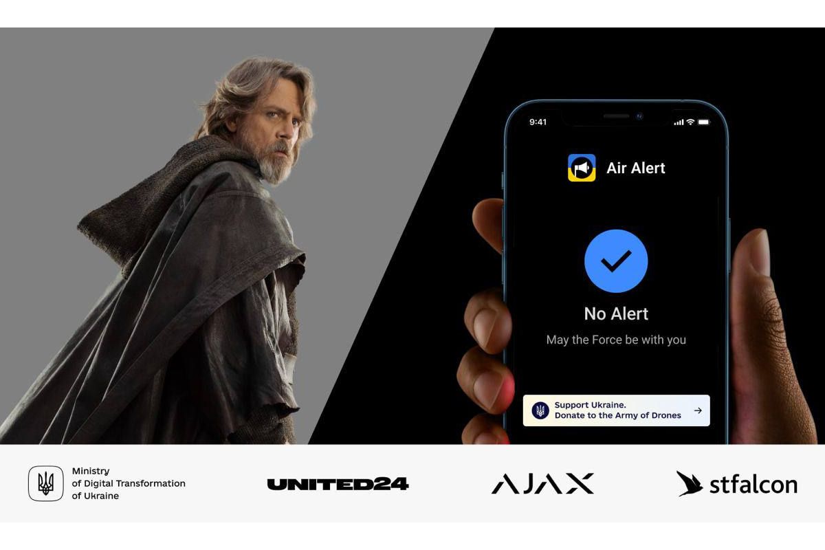 Голос Люка Скайвокера з’явиться в додатку «Повітряна тривога» 
