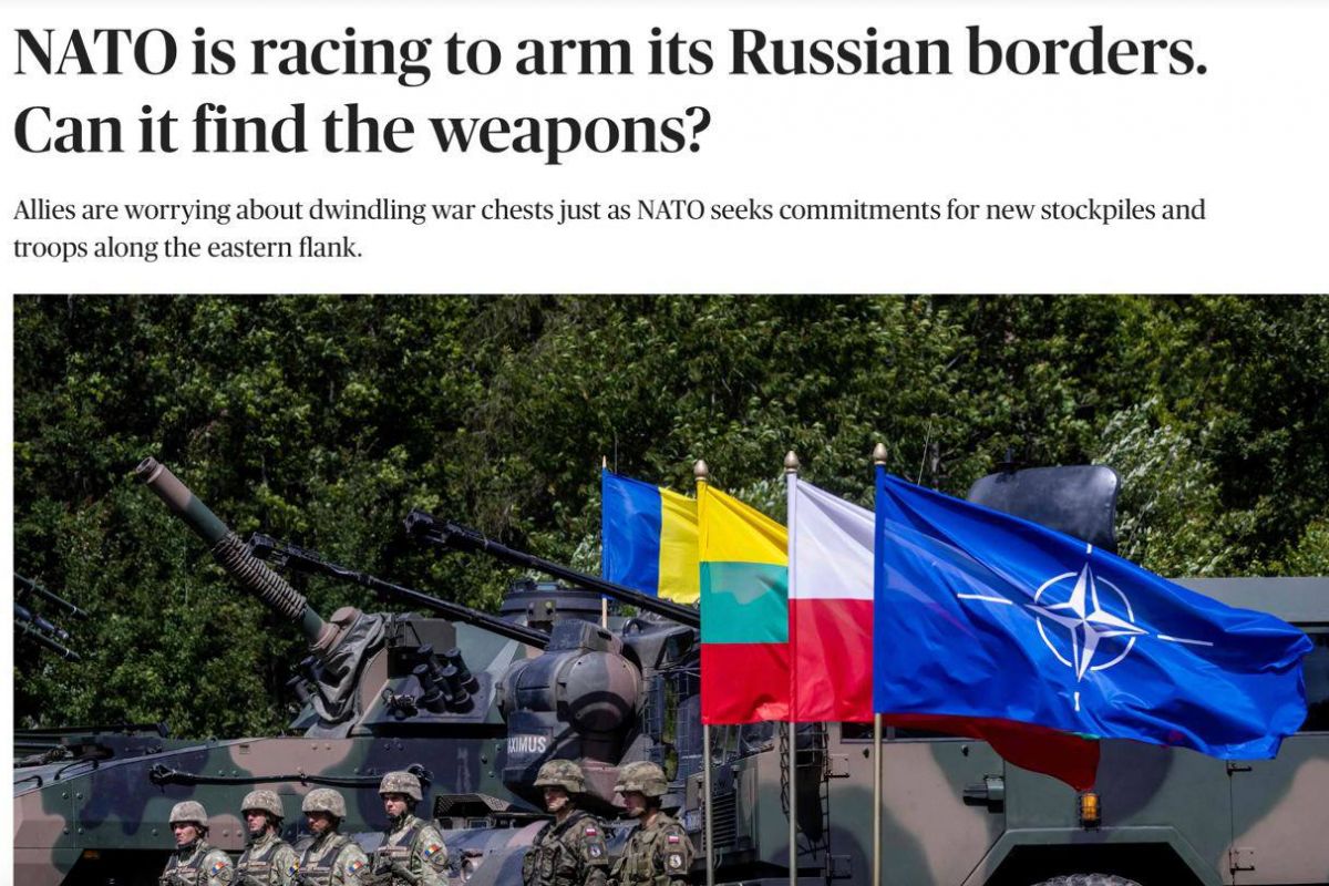 НАТО може направити до 300 тисяч військових до кордону з Росією, — Politico НАТО може направити до 300 тисяч військових до кордону з Росією, — Politico
