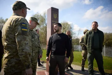 ​Президент ознайомився з облаштуванням державного кордону України на Волині 