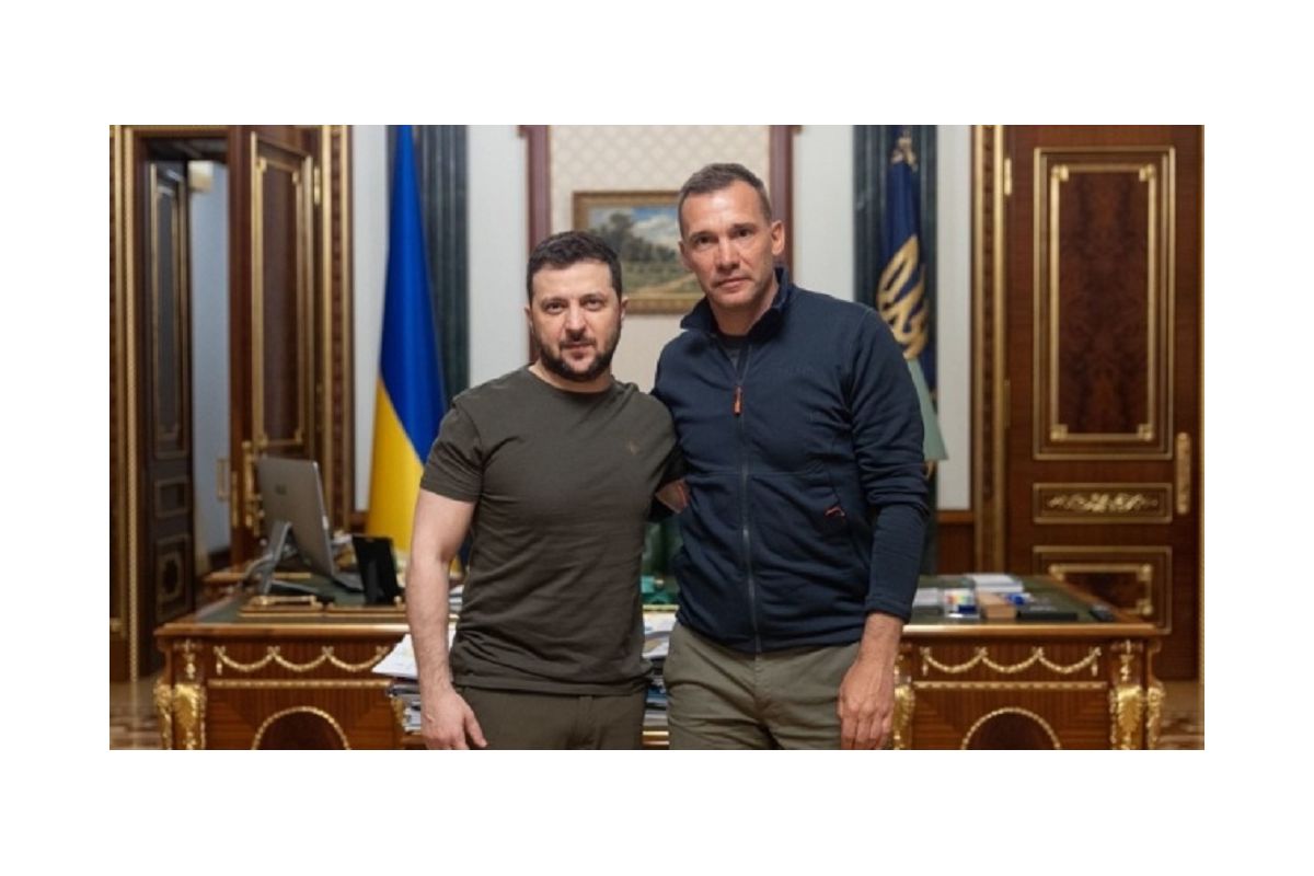 Андрій Шевченко став першим амбасадором UNITED 24 Андрій Шевченко став першим амбасадором UNITED 24