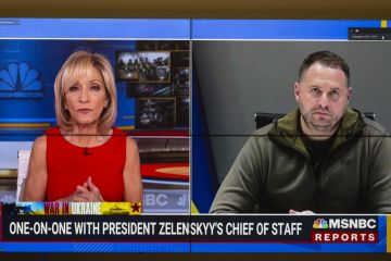 Украина должна получить все, что ей необходимо для победы, поскольку затягивание войны является риском для всего мира – Андрей Ермак в эфире MSNBC Украина должна получить все, что ей необходимо для победы, поскольку затягивание войны является риском для всего мира – Андрей Ермак в эфире MSNBC