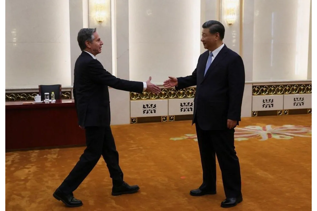 Китай запевнив, що не буде надавати летальну зброю росії, – заявив Ентоні Блінкен після зустрічі з лідером КНР Сі Цзіньпіном