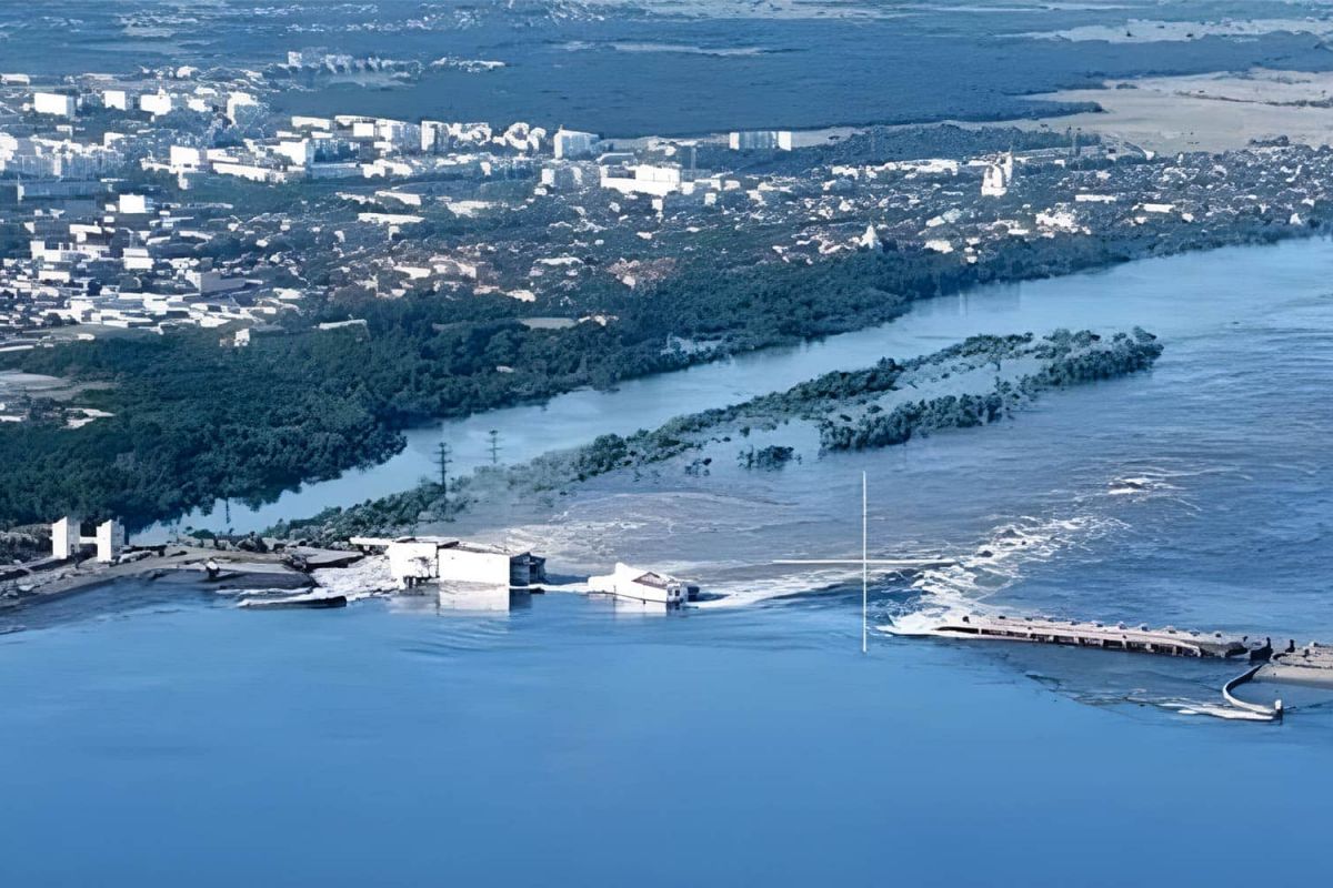 Каховська ГЕС більше не підлягає відновленню, - МВС Каховська ГЕС більше не підлягає відновленню, - МВС