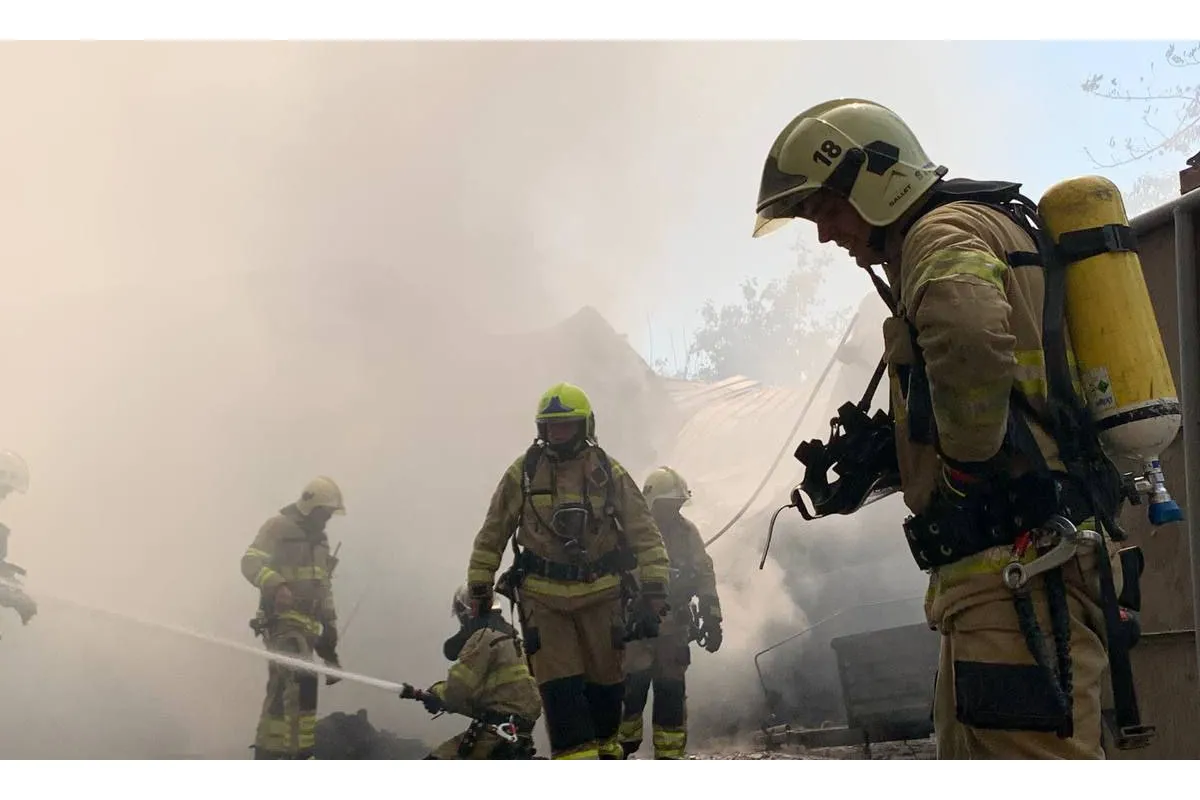 Пожежа на території центру МВС під Києвом: стала відома причина
