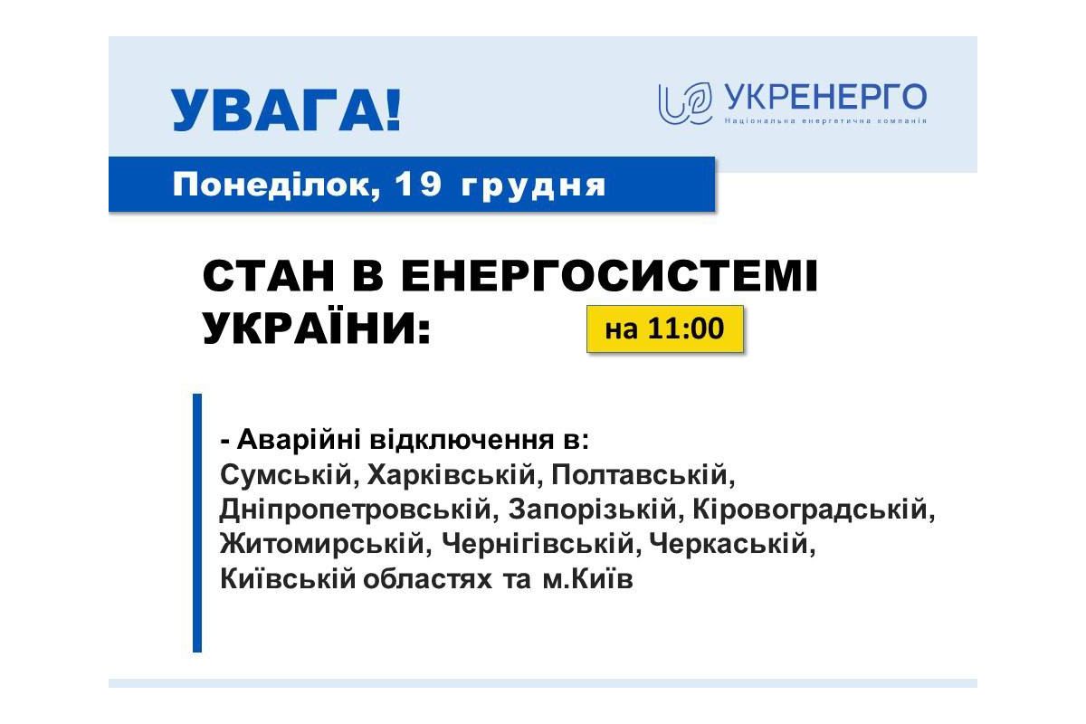 В «Укренерго» підтвердили кілька попадань в об'єкти інфраструктури після нічної атаки дронів