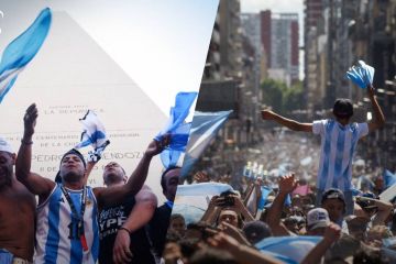 Святкування перемоги Аргентини на ЧС-2022 порівняли із майбутніми святкуваннями перемоги в Україні (відео) Святкування перемоги Аргентини на ЧС-2022 порівняли із майбутніми святкуваннями перемоги в Україні (відео)