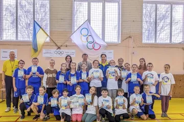 ​Олімпійський урок та "Свято олімпійського прапора" на підтримку Олімпійської збірної України у Володарці. 