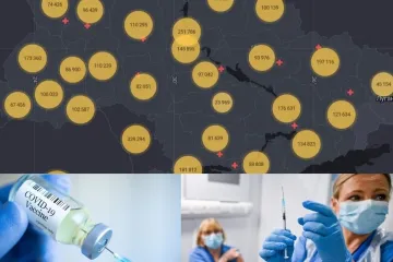 ​Коронавірус в Україні: понад 7 млн повністю вакцинованих українців та рекордна смертність