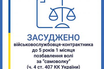Нез’явлення вчасно на службу: солдата на Миколаївщині засуджено до 5 років 1 місяця позбавлення волі Нез’явлення вчасно на службу: солдата на Миколаївщині засуджено до 5 років 1 місяця позбавлення волі