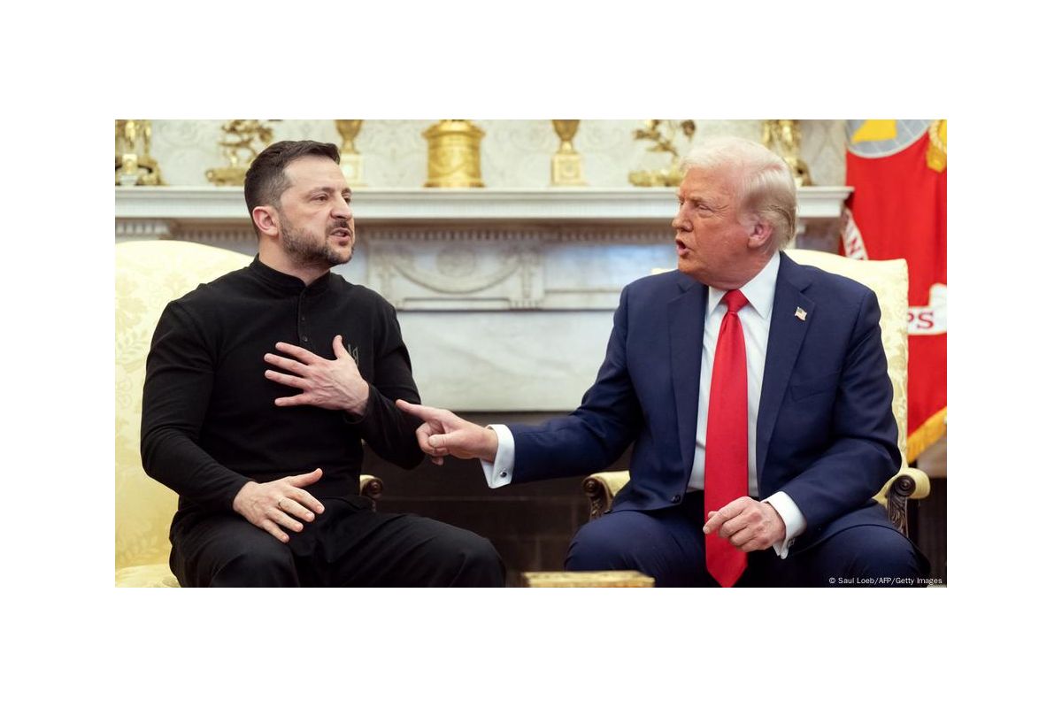 Трамп на зустрічі з Зеленським лаявся і просував наративи РФ - FT Трамп на зустрічі з Зеленським лаявся і просував наративи РФ - FT