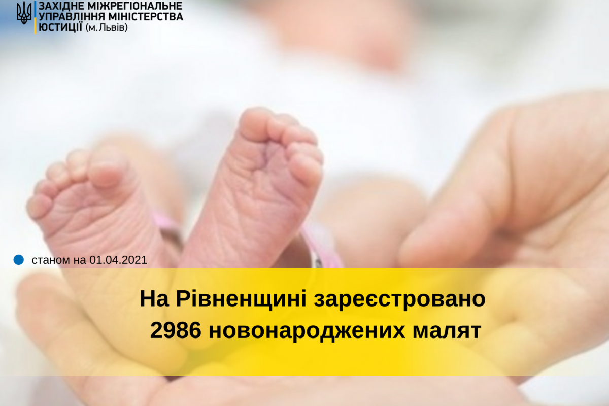 Оксана Сальчук: На Рівненщині зареєстровано майже 3000 немовлят!