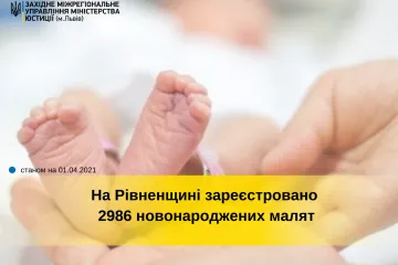 ​Оксана Сальчук: На Рівненщині зареєстровано майже 3000 немовлят!