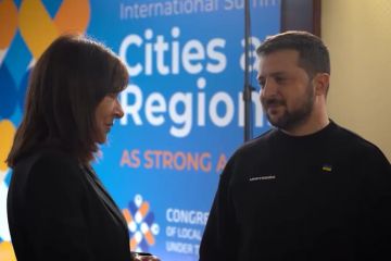 Мер Парижа при зустрічі з Зеленським вчергове підкреслила, що росіянам та білорусам не місце на ОІ-2024  Мер Парижа при зустрічі з Зеленським вчергове підкреслила, що росіянам та білорусам не місце на ОІ-2024