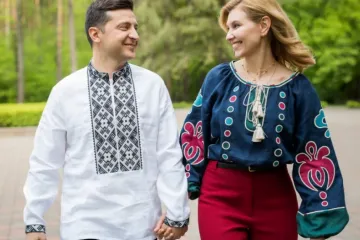 ​Владимир и Елена Зеленские в честь Дня вышиванки отправили мировым лидерам украинские сорочки. Фото