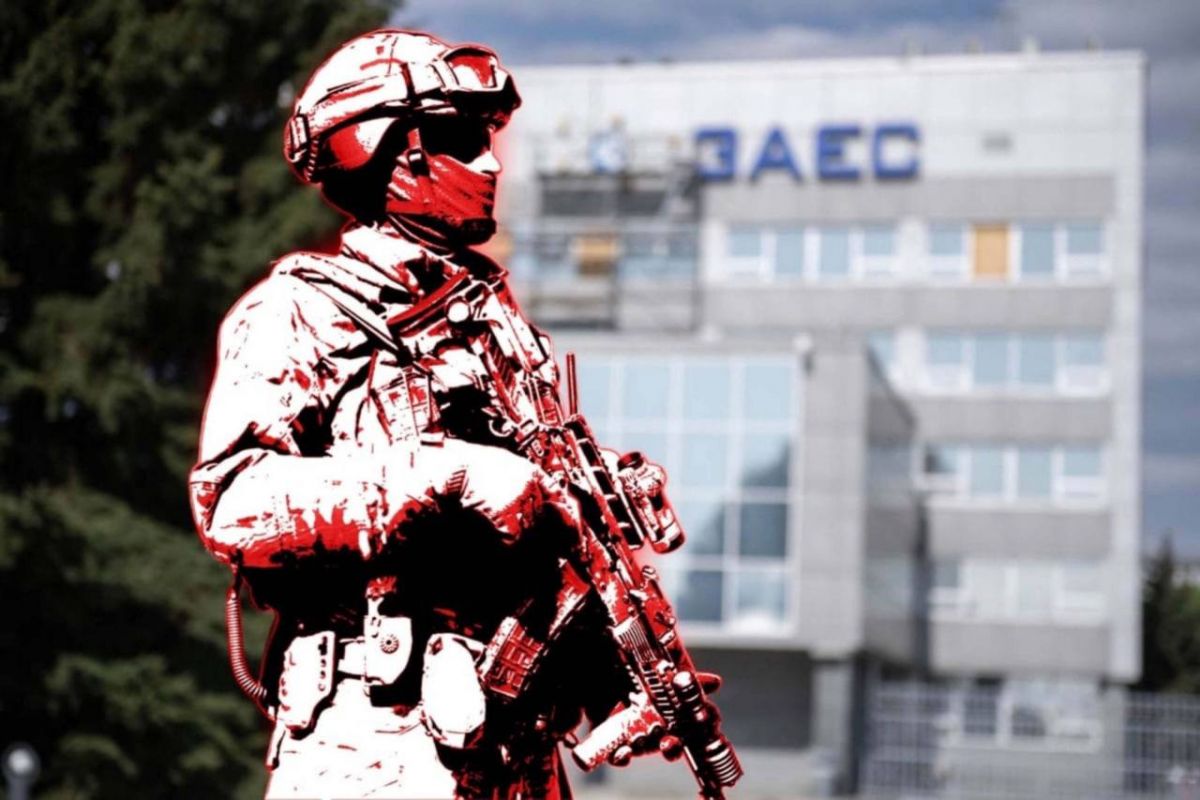Рашистські терористи вночі знову обстріляли ЗАЕС Рашистські терористи вночі знову обстріляли ЗАЕС