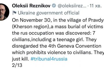 30 листопада в селі Правдине (Херсонська область) виявлено масове поховання жертв російської окупації 30 листопада в селі Правдине (Херсонська область) виявлено масове поховання жертв російської окупації