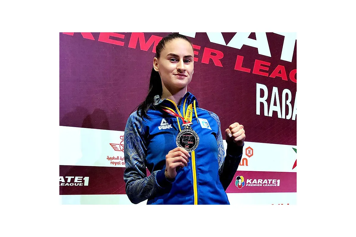 Галина Мельник – срібний призер етапу Karate1 Premier League у Рабаті