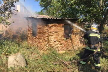 Пожежа через дитячі пустощі Пожежа через дитячі пустощі