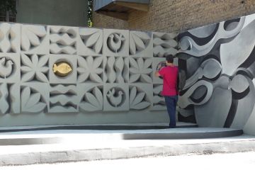 У Дніпрі відновили арт-об'єкт на вулиці Пушкіна У Дніпрі відновили арт-об'єкт на вулиці Пушкіна