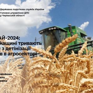 Урожай-2024: на Черкащині тривають заходи з детінізації доходів в агросекторі Урожай-2024: на Черкащині тривають заходи з детінізації доходів в агросекторі