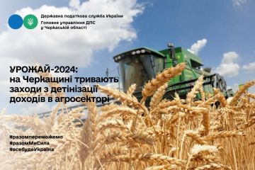 Урожай-2024: на Черкащині тривають заходи з детінізації доходів в агросекторі Урожай-2024: на Черкащині тривають заходи з детінізації доходів в агросекторі