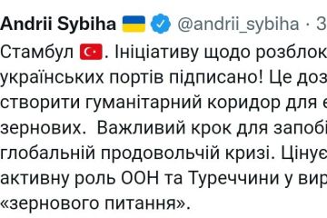 У Стамбулі підписали угоди про відкриття «зернових коридорів» У Стамбулі підписали угоди про відкриття «зернових коридорів»