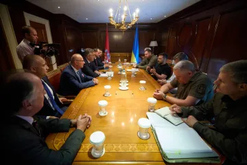 ​Президент Зеленський провів зустрічі з очільниками урядів Хорватії та Північної Македонії