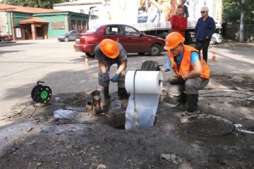 В Одессе продолжают менять трубы по современной немецкой технологии В Одессе продолжают менять трубы по современной немецкой технологии