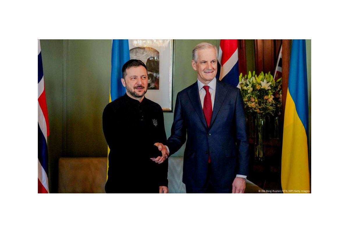 Турне Європою: Зеленський зустрівся з прем'єр-міністром Норвегії Турне Європою: Зеленський зустрівся з прем'єр-міністром Норвегії