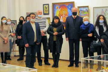 У Полтавському краєзнавчому музеї імені Василя Кричевського проходить виставка «Духовний поступ», присвячена 40-річчю  кафедри образотворчого мистецтва ПНПУ імені В. Г. Короленка У Полтавському краєзнавчому музеї імені Василя Кричевського проходить виставка «Духовний поступ», присвячена 40-річчю  кафедри образотворчого мистецтва ПНПУ імені В. Г. Короленка