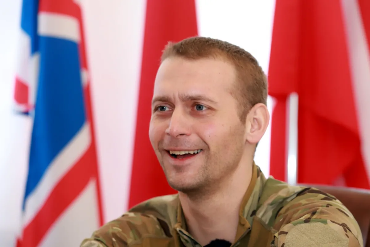 Michael, a soldier in the International Legion for the Defense of Ukraine