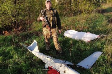 Російське вторгнення в Україну : Мінус один безпілотник у ворога на Луганщині Російське вторгнення в Україну : Мінус один безпілотник у ворога на Луганщині