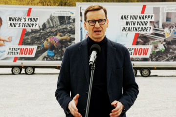 Російське вторгнення в Україну : Польща ініціює акцію Stop russia now! для інформування у Європі про злочини рф в Україні Російське вторгнення в Україну : Польща ініціює акцію Stop russia now! для інформування у Європі про злочини рф в Україні