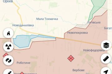 Сили оборони України мали частковий успіх на напрямках Новоданилівка — Роботине та Мала Токмачка — Новофедорівка в Запорізькій області Сили оборони України мали частковий успіх на напрямках Новоданилівка — Роботине та Мала Токмачка — Новофедорівка в Запорізькій області