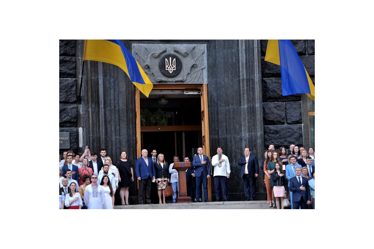 У Кабінеті Міністрів урочисто відзначили День Державного Прапора України