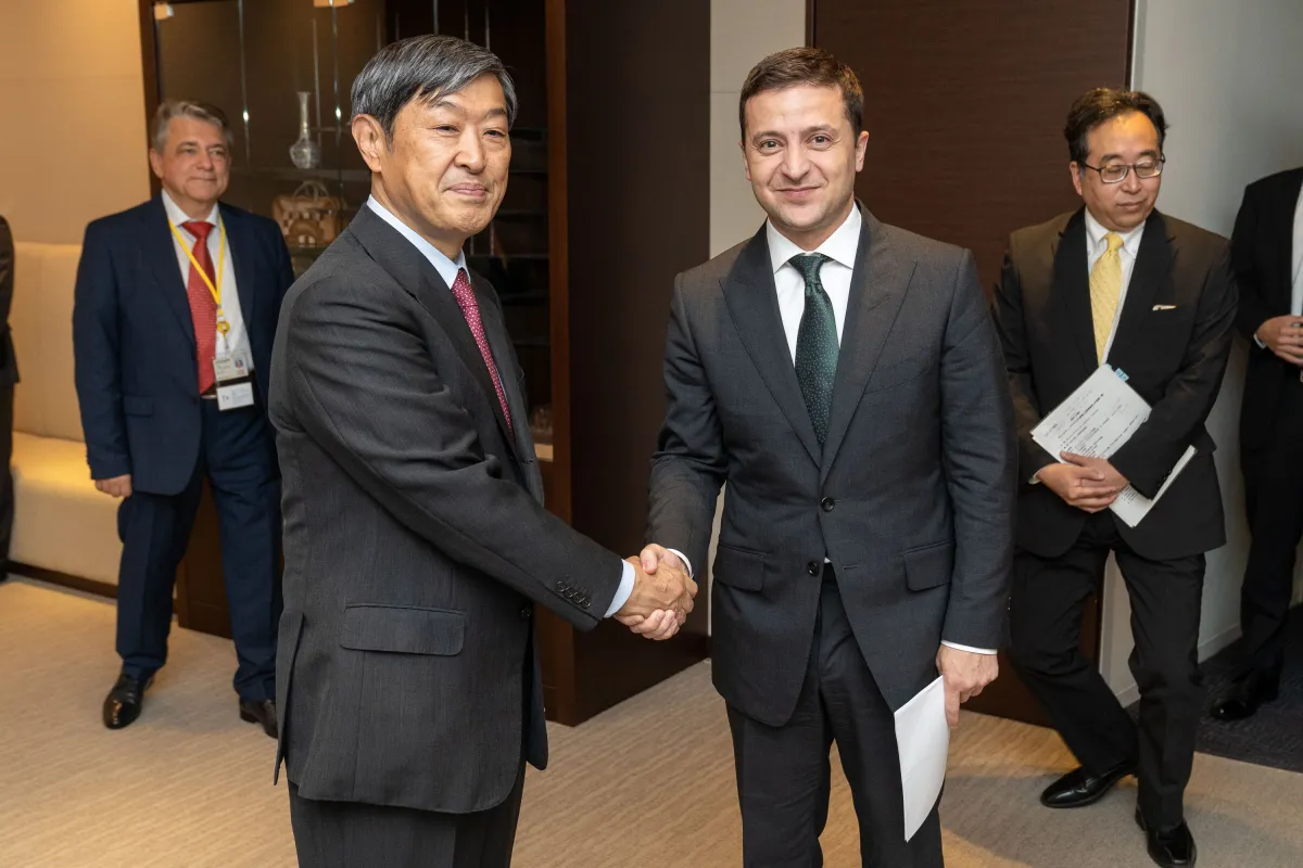 Володимир Зеленський зустрівся з японськими колегами щодо інвестування в Україну