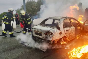 Вранці росіяни знову обстріляли Нікополь Вранці росіяни знову обстріляли Нікополь
