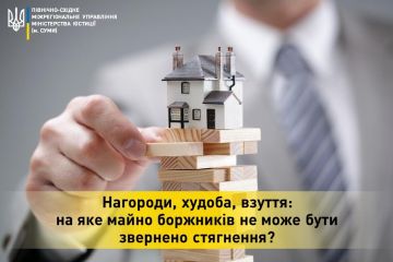 Нагороди, худоба, взуття: на яке майно боржників не може бути звернено стягнення? Нагороди, худоба, взуття: на яке майно боржників не може бути звернено стягнення?