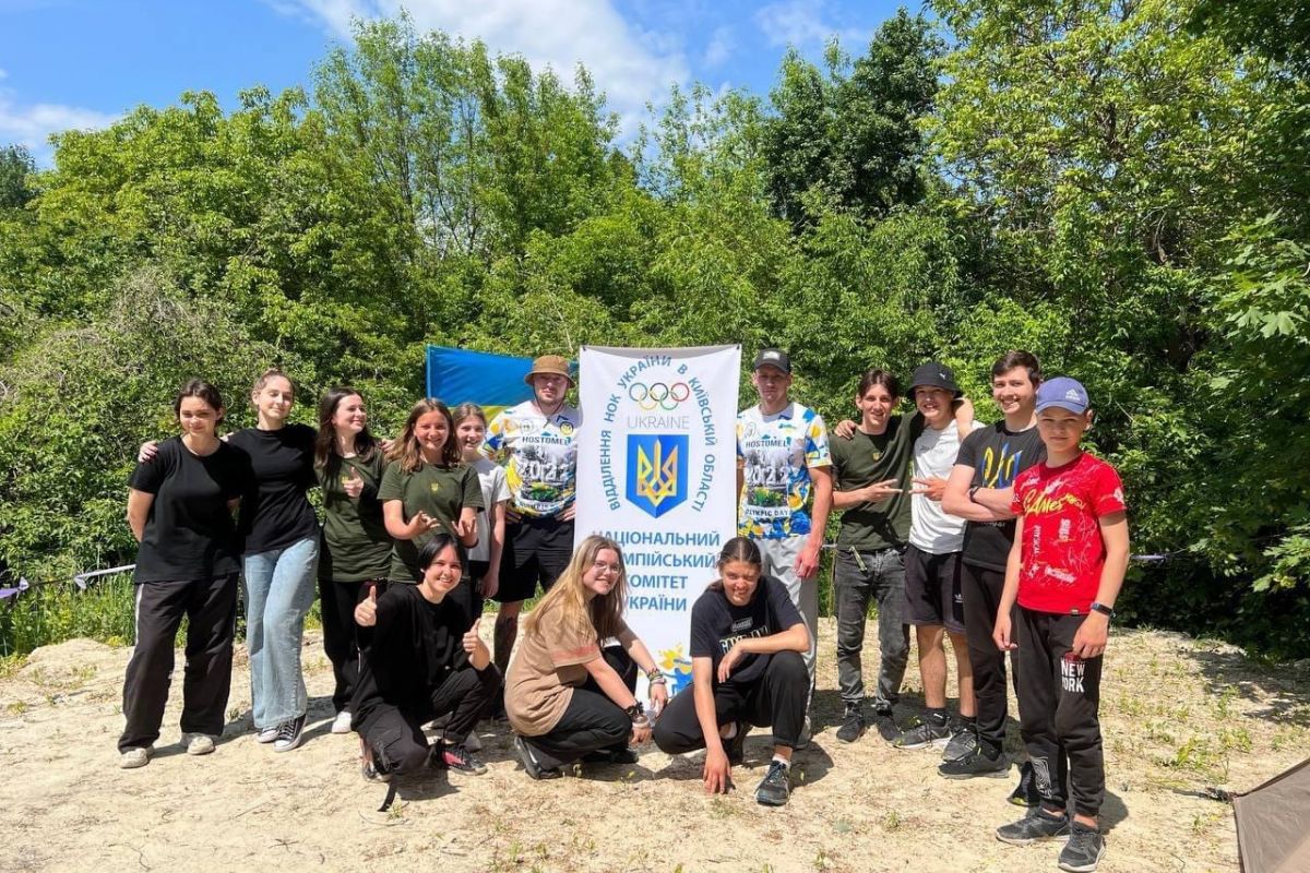 В незламному Гостомелі 23 травня 2023 року було реалізовано проєкт НОК України #OlympicLab: «Чат з чемпіоном».