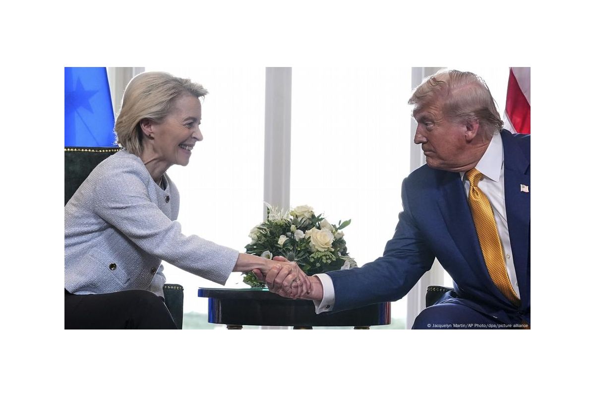Трамп і фон дер Ляєн погодилися скоротити доходи РФ від енергоресурсів Трамп і фон дер Ляєн погодилися скоротити доходи РФ від енергоресурсів
