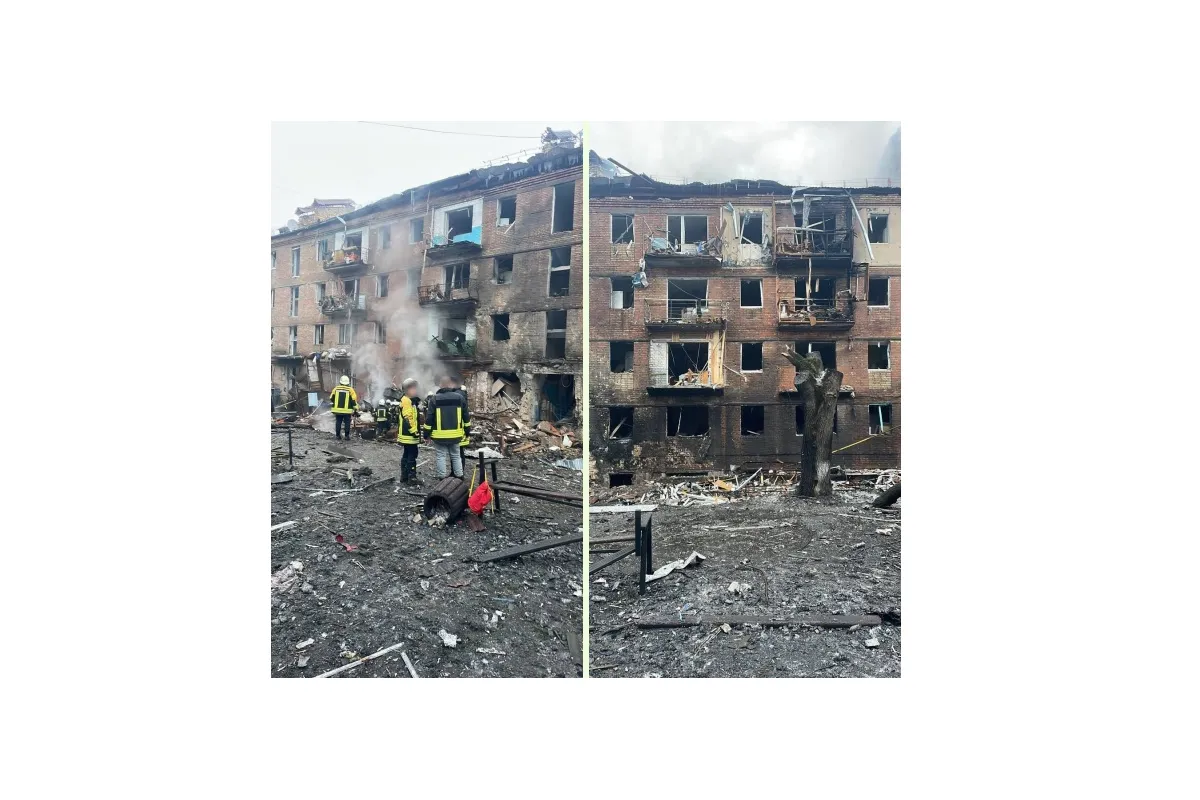 Так виглядає житловий будинок у Вишгороді на Київщині після обстрілу окупантів