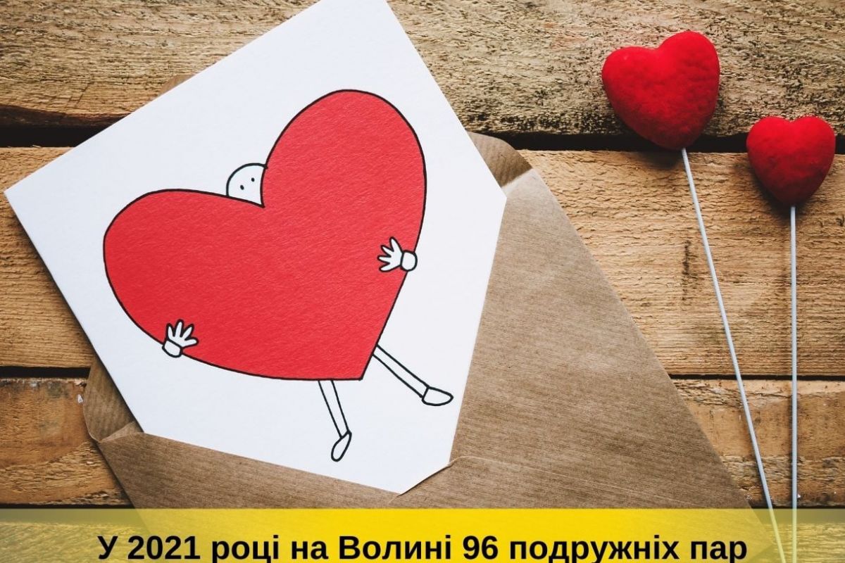 Торік на Волині 96 подружніх пар скористалися послугою "ювілейне весілля"