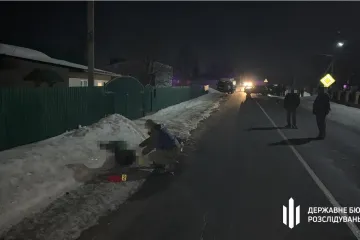 ​В Хмельницкой области пьяный полицейский насмерть сбил пешехода