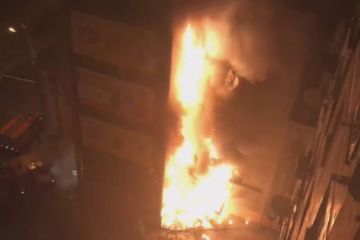 У середмісті Дніпра горів торговельний центр У середмісті Дніпра горів торговельний центр