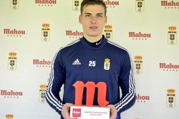 Андрій Лунін — кращий гравець «Ов’єдо» Андрій Лунін — кращий гравець «Ов’єдо»