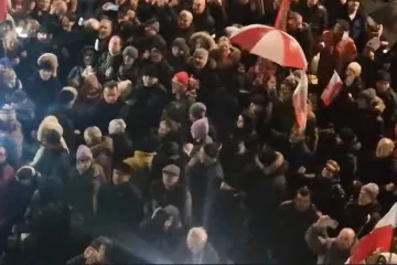​Різдвяний Святвечір десятки поляків провели не вдома, а на протестах