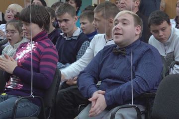 Свято в будинку-інтернаті для інвалідів Свято в будинку-інтернаті для інвалідів