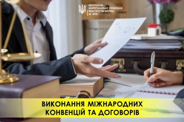 Виконання міжнародих конвенцій та договорів  Виконання міжнародих конвенцій та договорів