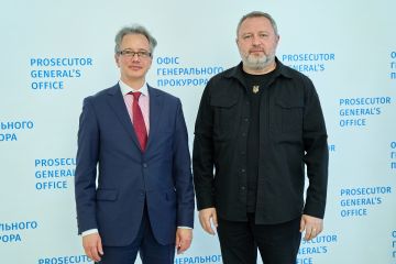 Андрій Костін обговорив поглиблення співпраці з директором Директорату з координації програм Ради Європи Клаусом Нойкірхом Андрій Костін обговорив поглиблення співпраці з директором Директорату з координації програм Ради Європи Клаусом Нойкірхом